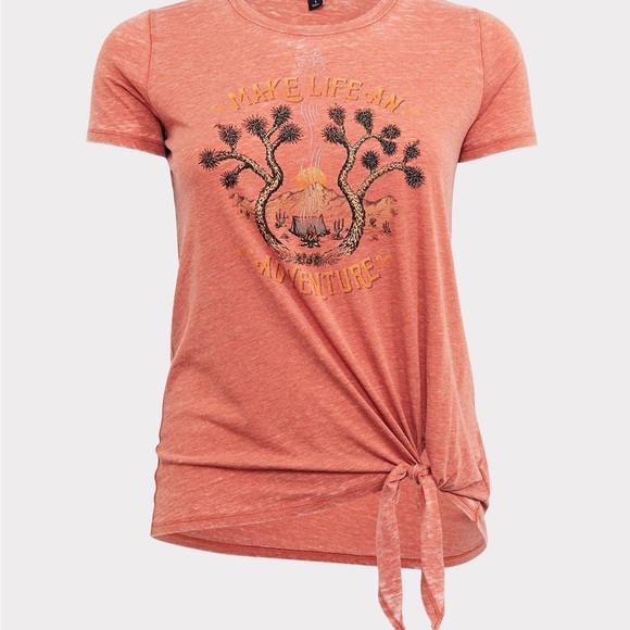 Make Life An Adventure Graphic Tie Tee - Picture 2 of 4